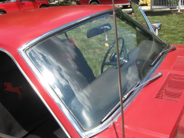 1967 Red Ford Mustang Coupe