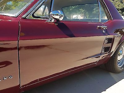 1967 Burgundy Ford Mustang Coupe