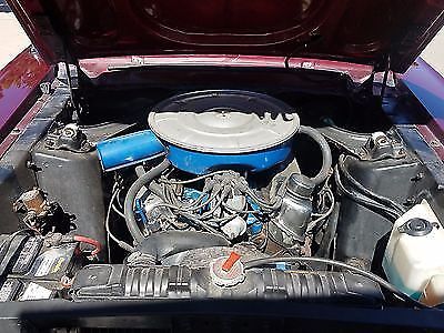 1967 Burgundy Ford Mustang Coupe