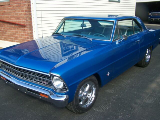 1967 Blue Chevrolet Nova Coupe
