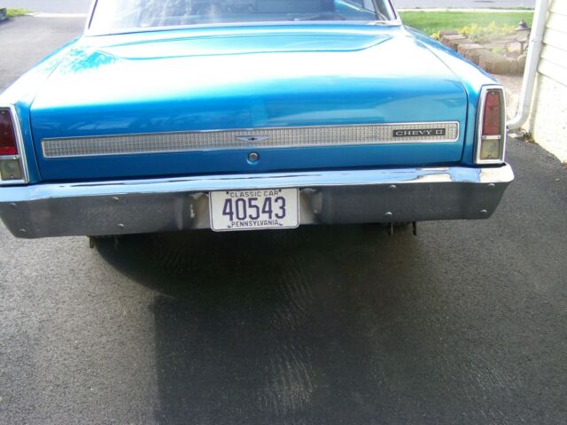 1967 Blue Chevrolet Nova Coupe