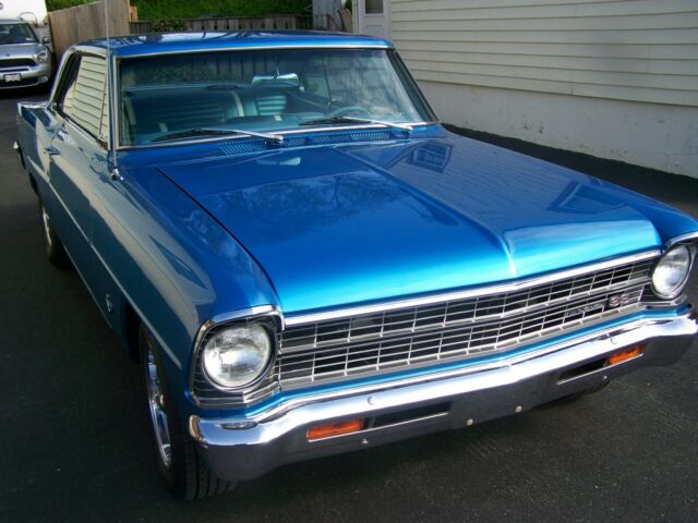 1967 Blue Chevrolet Nova Coupe