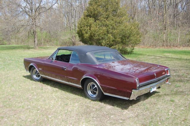 1967 Burgandy mist Oldsmobile 442 Convertible