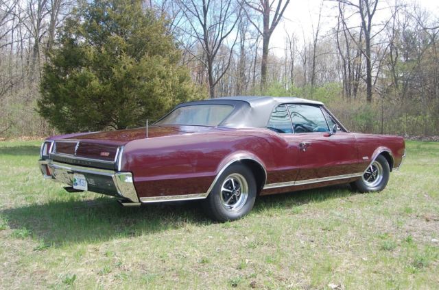 1967 Burgandy mist Oldsmobile 442 Convertible