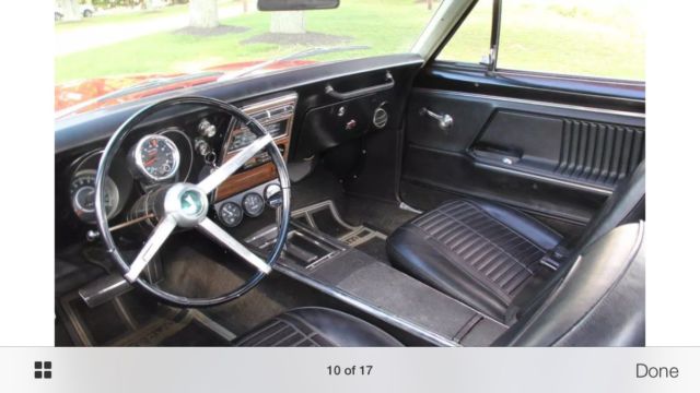 1967 Blue Pontiac Firebird Coupe