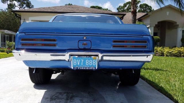 1967 Blue Pontiac Firebird Coupe