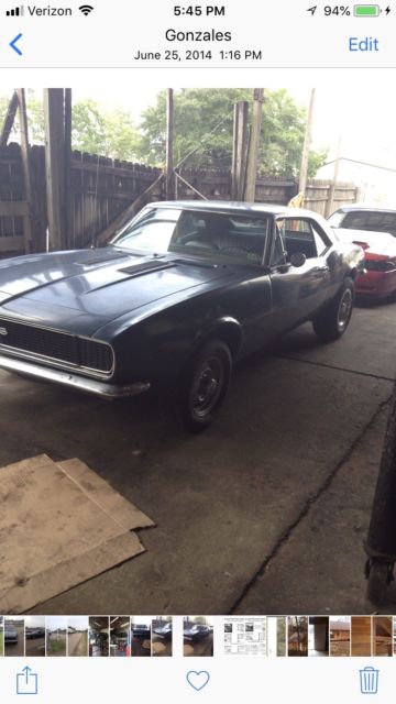 1967 Tahoe turquoise Chevrolet Camaro Coupe