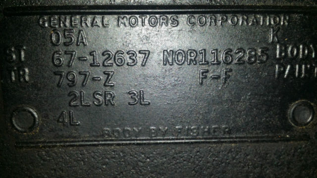 1967 Blue Chevrolet Camaro Coupe