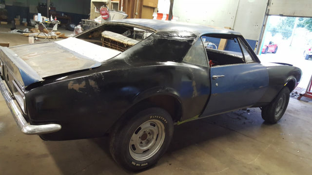 1967 Blue Chevrolet Camaro Coupe