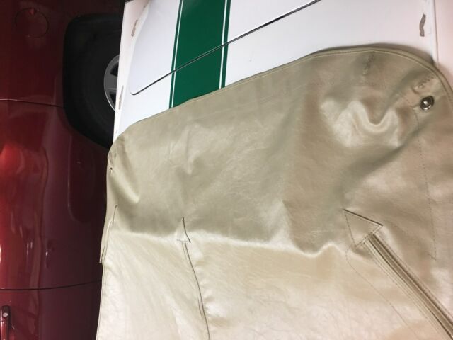 1967 White and green Austin Healey Sprite Convertible