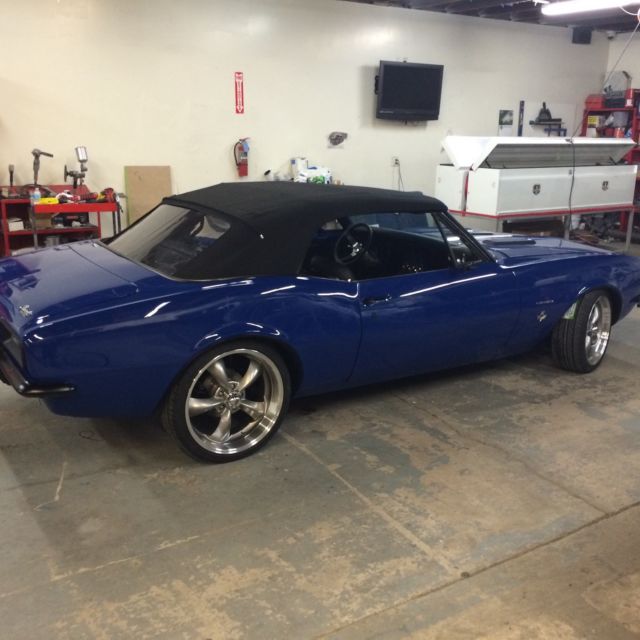 1967 Blue Chevrolet Camaro Convertible