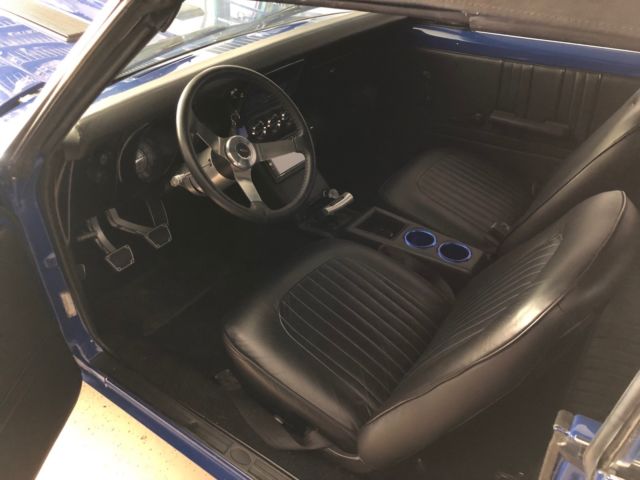 1967 Blue Chevrolet Camaro Convertible