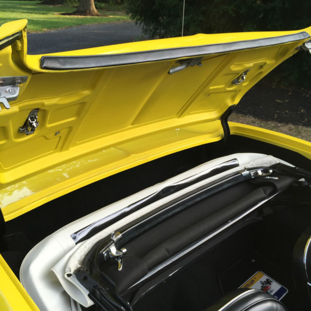1967 Yellow Chevrolet Corvette Convertible