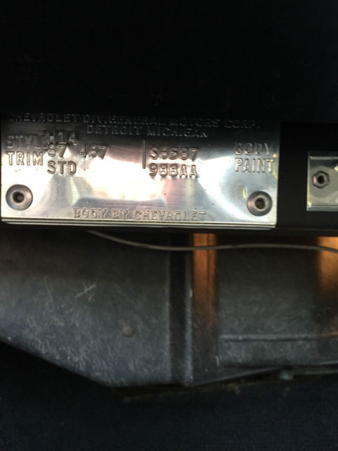 1967 Yellow Chevrolet Corvette Convertible