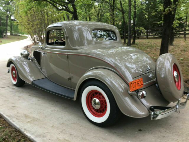 1934 Brown Ford 3 Window Coupe