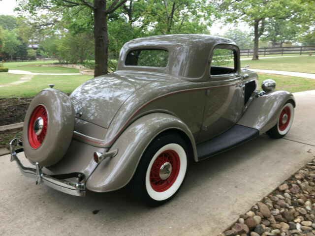 1934 Brown Ford 3 Window Coupe