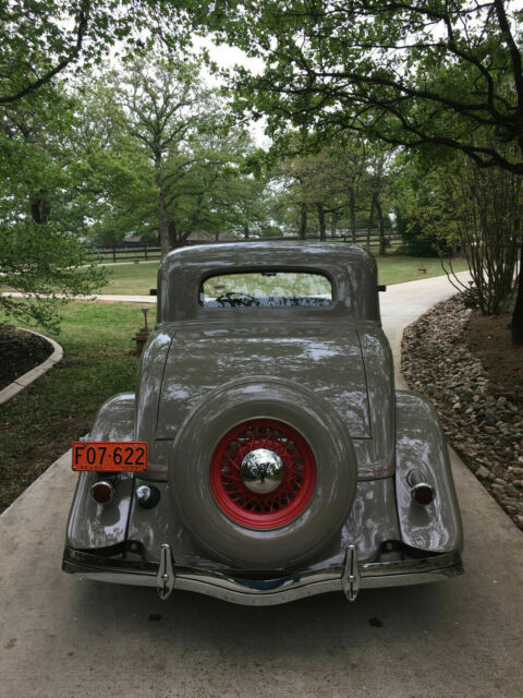 1934 Brown Ford 3 Window Coupe