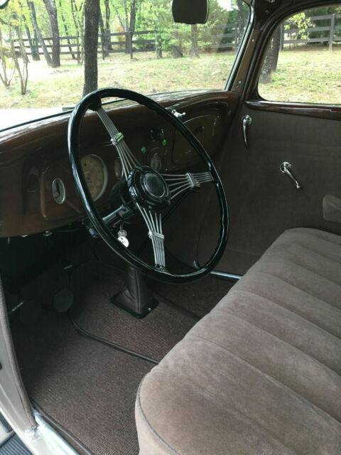 1934 Brown Ford 3 Window Coupe