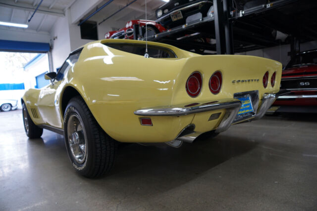 1968 Yellow Chevrolet Corvette 427/390 L36 Coupe Coupe