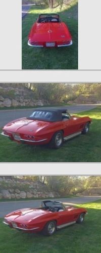 1967 red Chevrolet Corvette Coupe