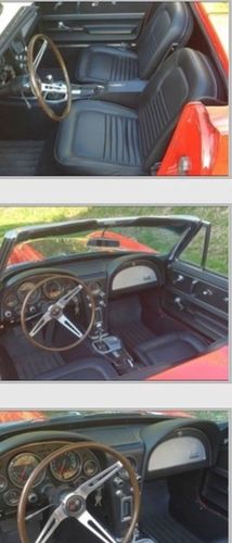 1967 red Chevrolet Corvette Coupe