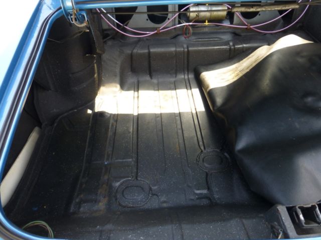 1968 Blue Pontiac Le Mans Convertible