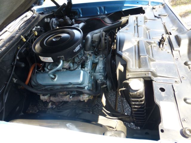 1968 Blue Pontiac Le Mans Convertible