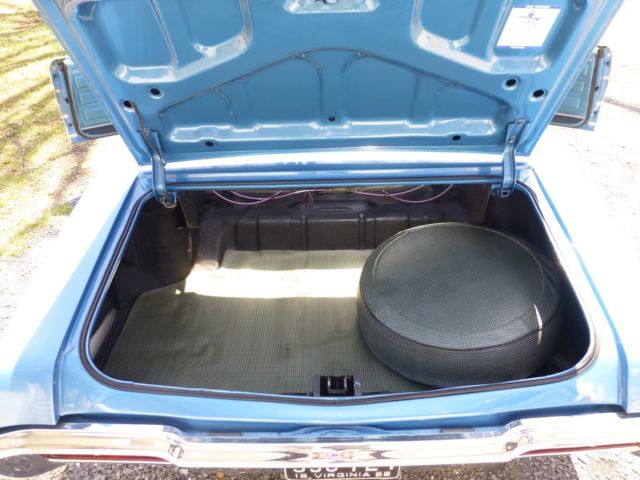 1968 Blue Pontiac Le Mans Convertible