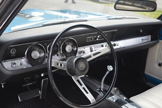 1968 Blue Plymouth Barracuda Convertible
