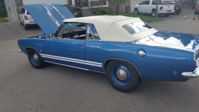 1968 Blue Plymouth Barracuda Convertible