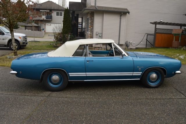 1968 Blue Plymouth Barracuda Convertible