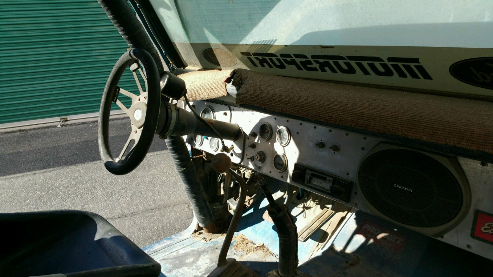 1968 Blue and White Ford Bronco