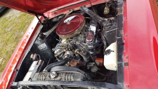 1968 Red Ford Mustang