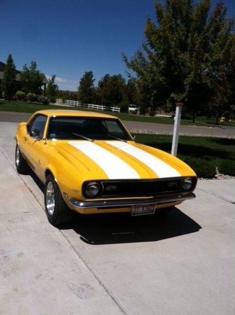 1968 Yellow Chevrolet Camaro Coupe