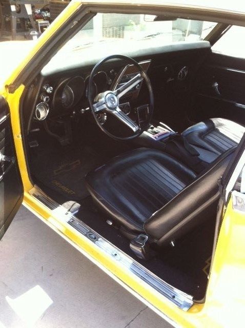 1968 Yellow Chevrolet Camaro Coupe