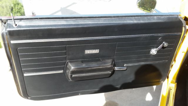 1968 Yellow Chevrolet Camaro Coupe