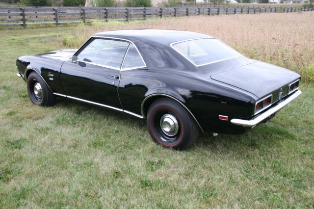 1968 Tuxedo Black Chevrolet Camaro Coupe