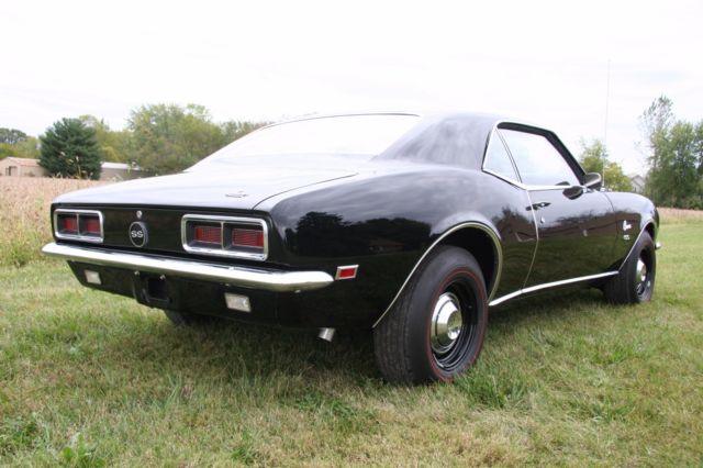 1968 Tuxedo Black Chevrolet Camaro Coupe