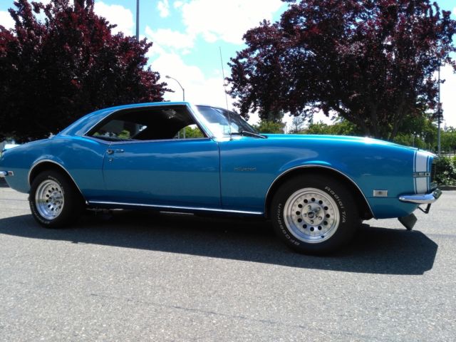 1968 Blue Chevrolet Camaro Coupe