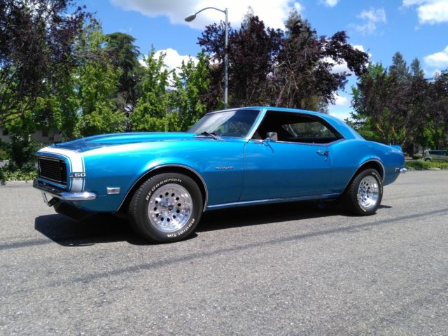 1968 Blue Chevrolet Camaro Coupe