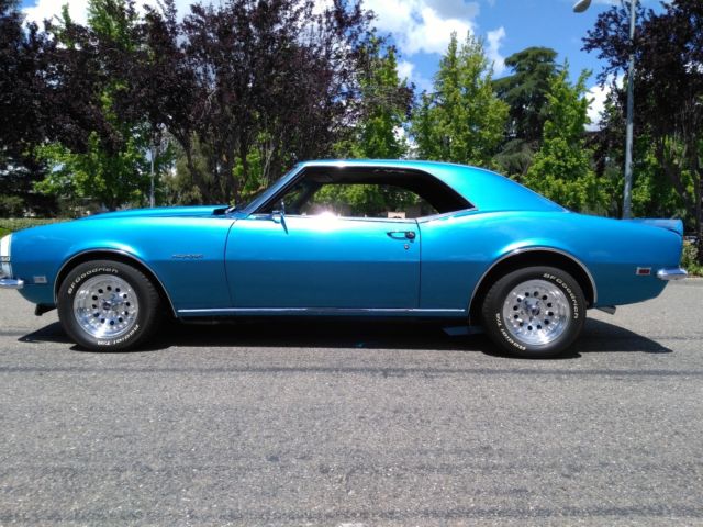 1968 Blue Chevrolet Camaro Coupe