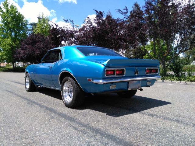 1968 Blue Chevrolet Camaro Coupe