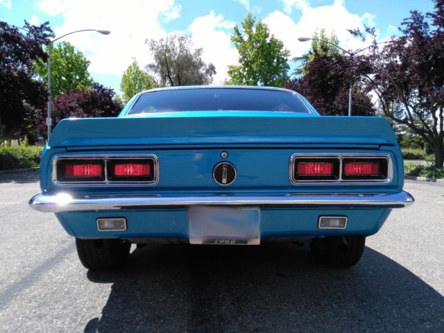 1968 Blue Chevrolet Camaro Coupe