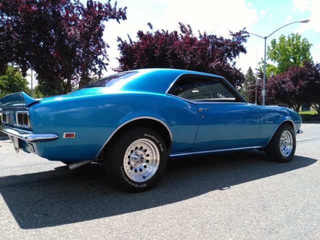 1968 Blue Chevrolet Camaro Coupe