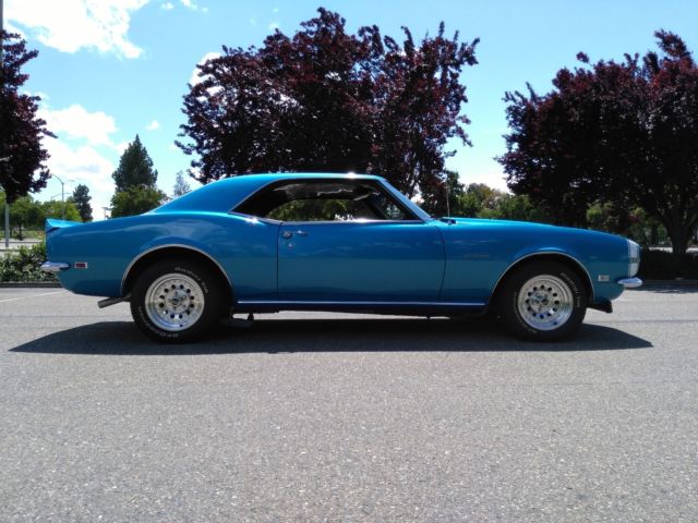 1968 Blue Chevrolet Camaro Coupe
