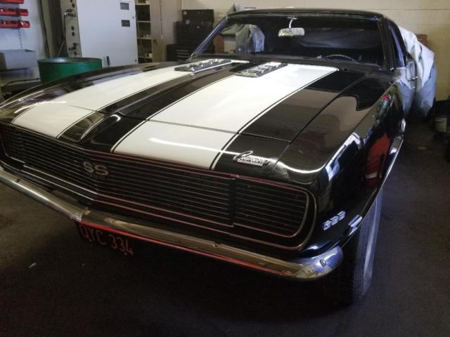 1968 Black Chevrolet Camaro