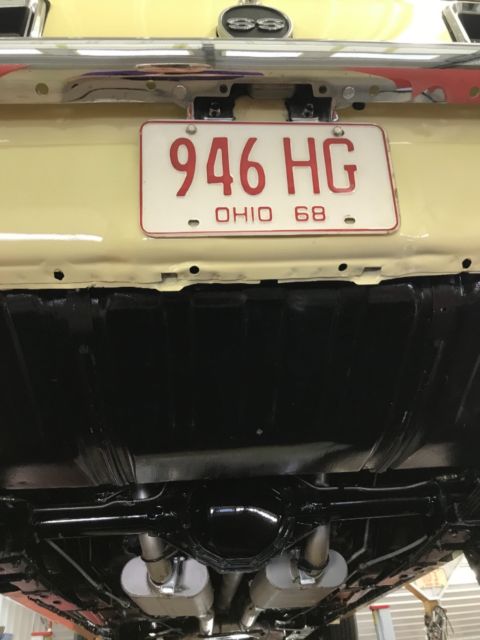 1968 Butternut yellow Chevrolet Camaro Coupe