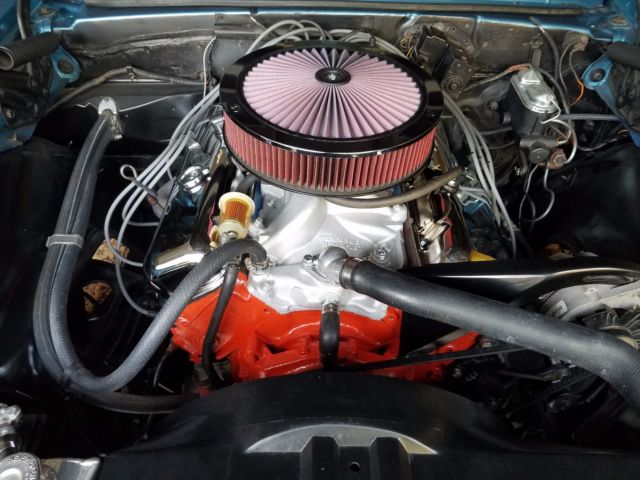 1968 Blue Chevrolet Camaro Convertible