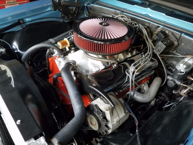 1968 Blue Chevrolet Camaro Convertible