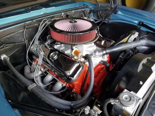 1968 Blue Chevrolet Camaro Convertible